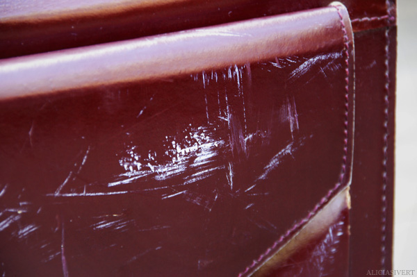 aliciasivert alicia sivertsson koffert väska bag luggage cabin trunk red brown leather röd brunt läder hand-me-down second hand begagnad begagnat andra hand