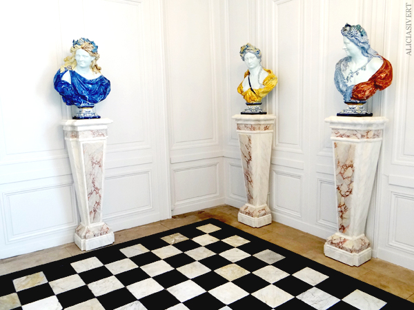 aliciasivert, Alicia Sivertsson, Rouen, France, Musée de la Céramique, normandy, frankrike, nomandie, museum, porslin, fajans, porcelain, bust, byst