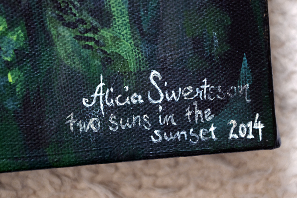 aliciasivert, alicia sivert, alicia sivertsson, delmål två, liljevalchs vårsalong 2015, måleri, måla, akryl, målning, painting, paint, acrylics, acrylic, canvas, duk, utställning, two suns in the sunset