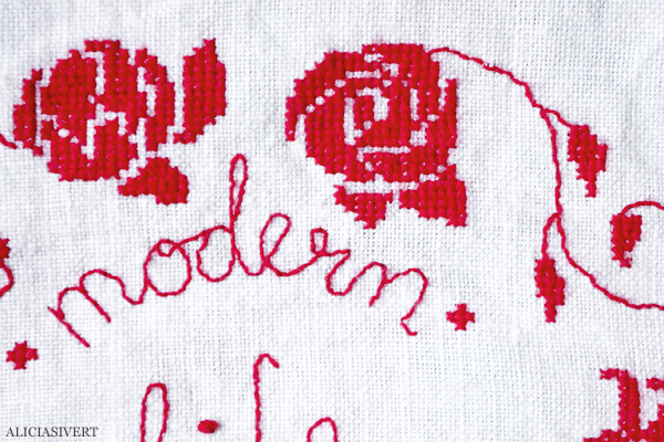aliciasivert, alicia sivert, alicia sivertsson, modern life is rubbish, saksamlarpåse, blur, for tomorrow, quote, citat, embroidery, broderi, needlework, cross stitch, korsstygn, korsstygnsbroderi, handarbete, embroidered pouch, återbruk, ufo, unfinished object