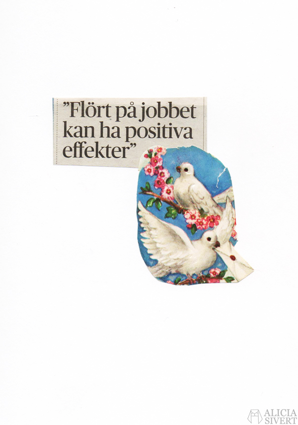 Motvallskort 2016, Alicia Sivertsson. valentine's day, alla hjärtans dag, feminism, collage, kollage
