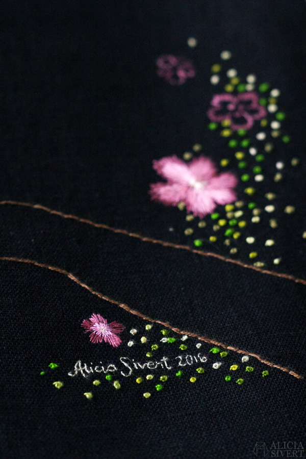 aliciasivert alicia sivertsson skapa skapande kreativitet creativity create signatur signature broderi brodera embroidery needlework fritt broderi