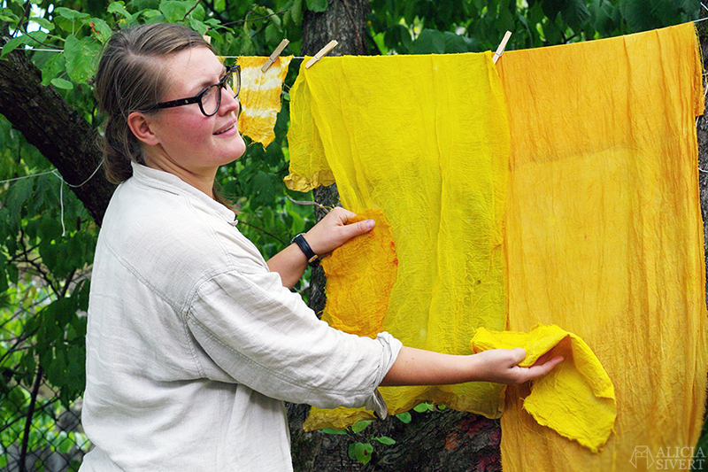 aliciasivert alicia sivert alicia sivertsson art lab gnesta lina sofia lundin växtfärgning naturlig färgning färga med växter skapa skapande kreativitet textil textilt hantverk textilhantverk konst textilkonst kurs workshop