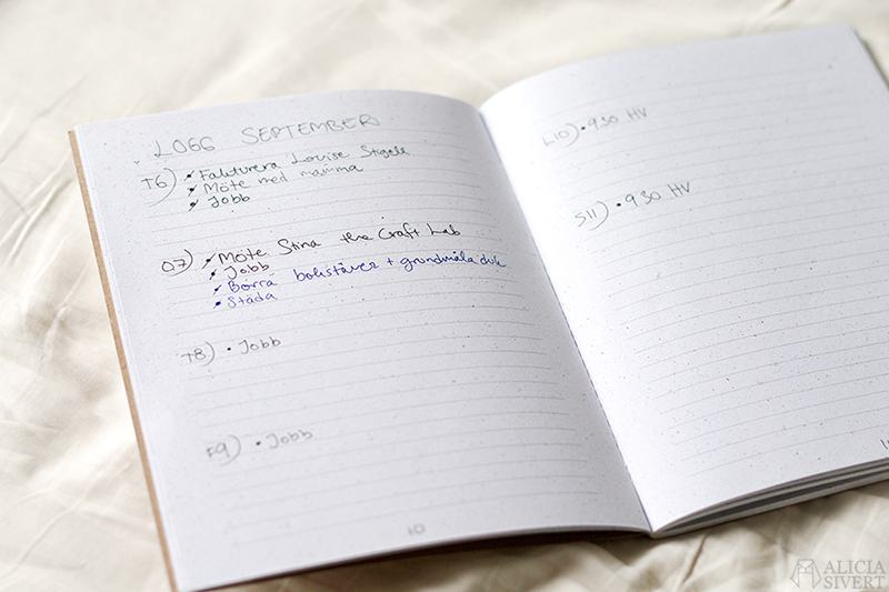 aliciasivert alicia sivertsson sivert bullet journal