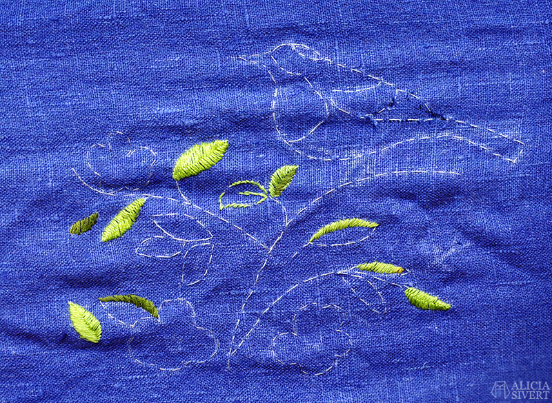aliciasivert alicia sivertsson sivert skapa kreativitet diy do it yourself broderi embroidery needlework textile art textilkonst textil konst handarbete hantverk sädesärla linne pied wagtail