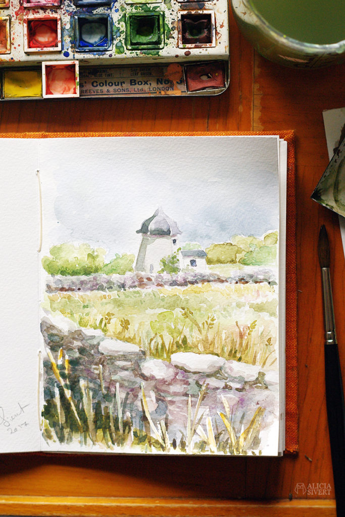 alicia sivert alicia sivertsson aliciasivert gotland storsudret sudret skapa skapande kreativitet måla målning måleri painting paint creativity paintings målningar akvarell aquarelle watercolor watercolour vattenfärg steg för steg step by step time lapse film movie klipp diy do it yourself gör det själv konst konstnär kvarn mill windmill nore