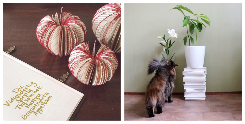 Monthly Makers inspiration november 2017 tema böcker blogg utmaning bloggutmaning kreativitet skapa skapande kreativ bok konst hantverk do it yourself diy