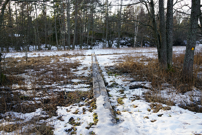 Ösbyrundan, Gustavsberg - www.aliciasivert.se // vårvinter promenad vandring runt Ösby träsk