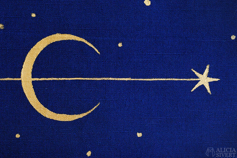 Monthly Makers juli/saga: väggbonad med månskäror från Harry Potter