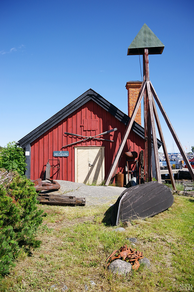 Sandhamns museum, en sommardag på Sandön - www.aliciasivert.se