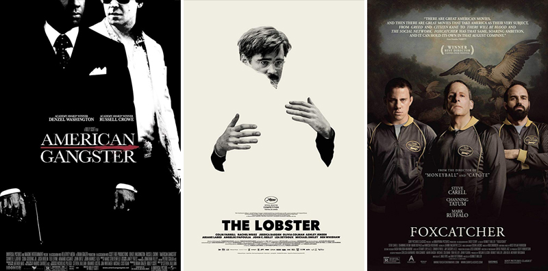 En film i veckan #27-52 - www.aliciasivert.se / American Gangster, The Lobster, Foxcatcher